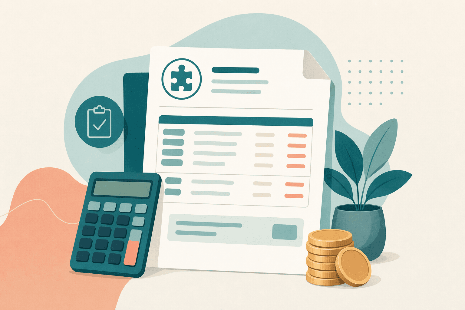 ABA protocol modification note worksheet with data review, treatment changes, and billing unit blocks.